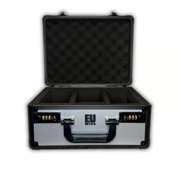 EU West Graded Card Case Koffer silber / silver für bis zu 100 Slabs